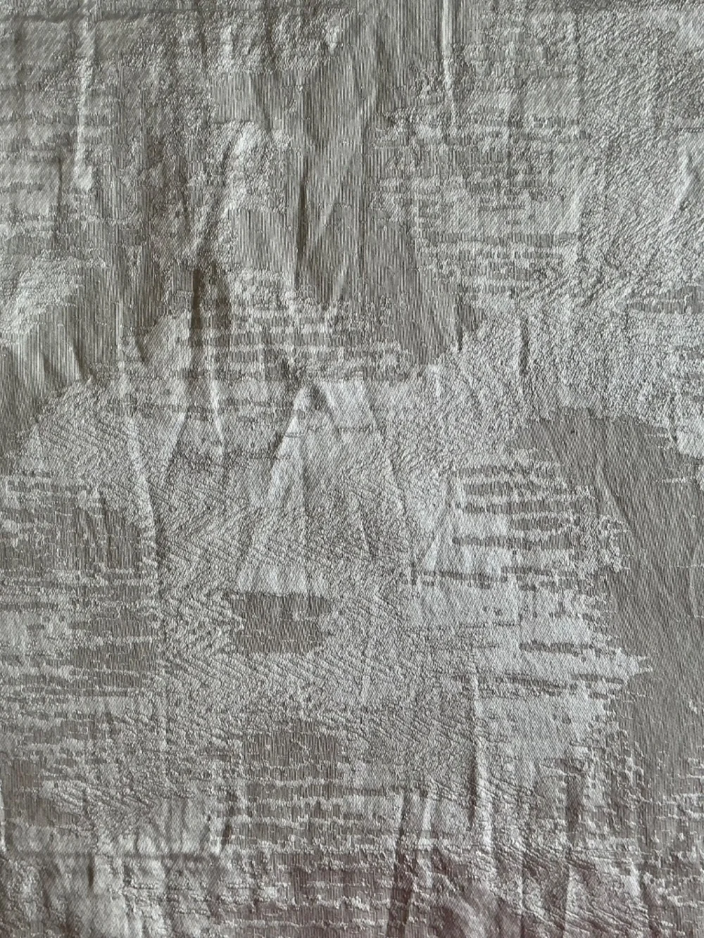 NWOT Hotel Collection Silver Interlattice FULL QUEEN Duvet cover